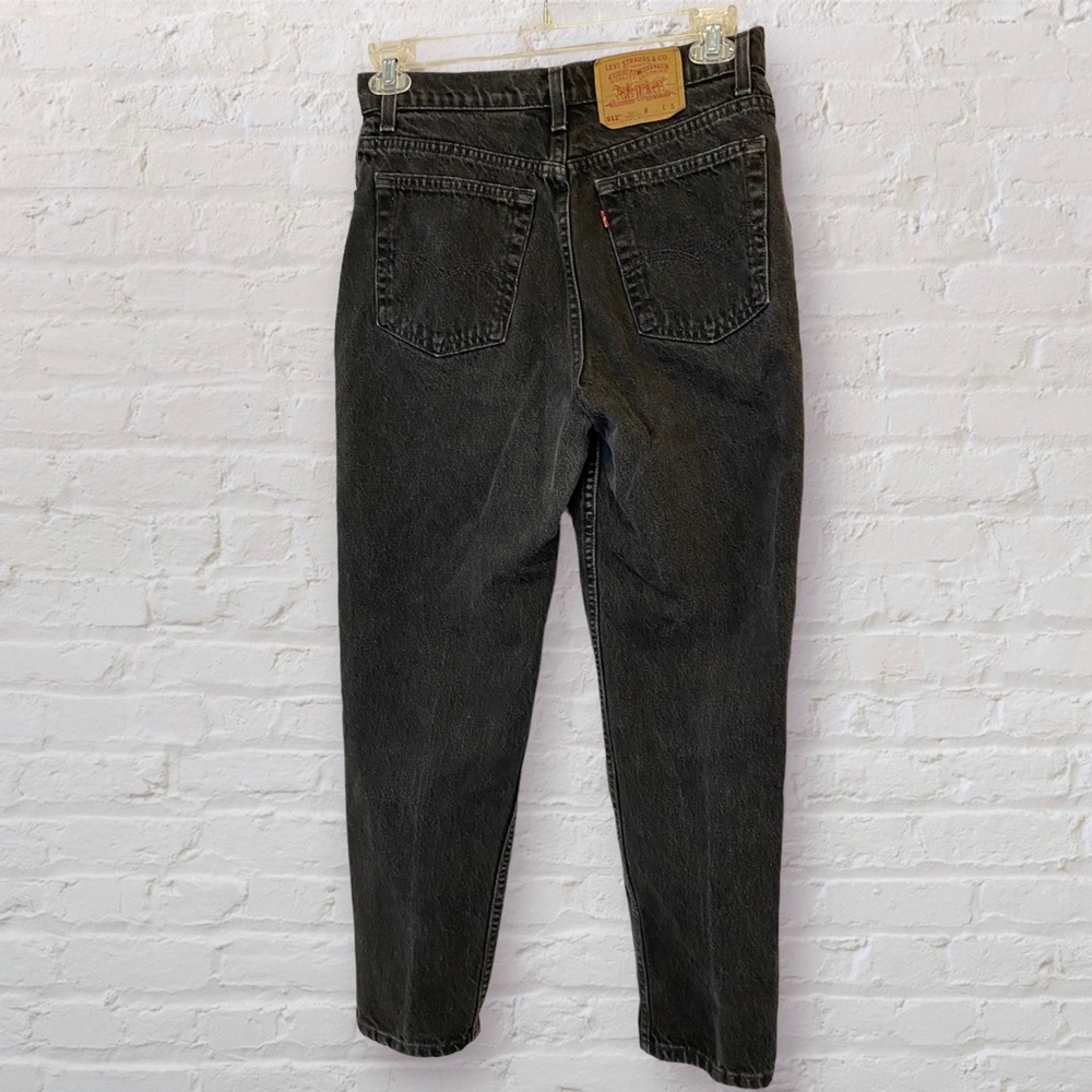 VTG 90s Faded Black Levi’s 512 Slim Fit Tapered Leg